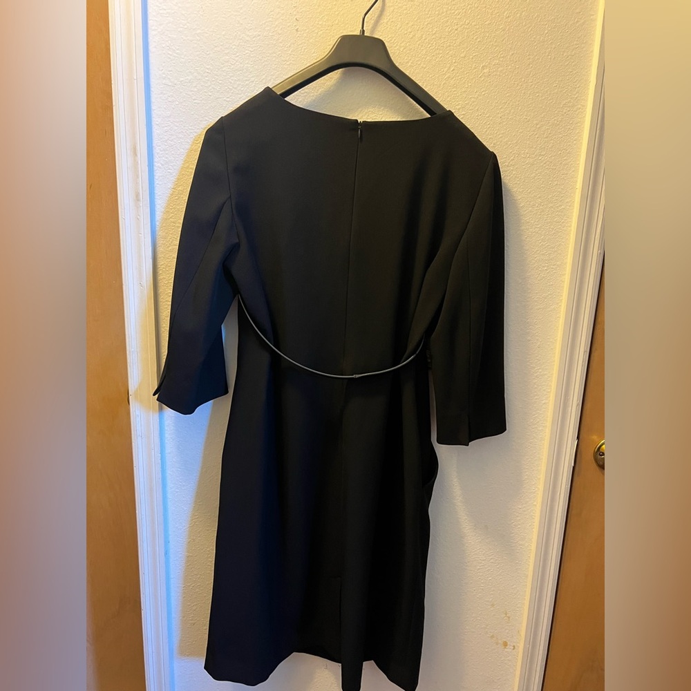 MM Lafleur Classic Black Long Sleeve Dress - Picture 2 of 4
